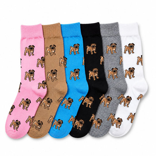 Dog Print Novelty Socks